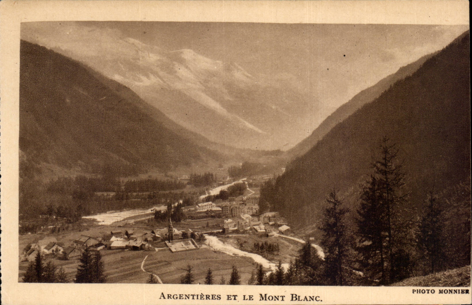 CPA Argentieres and Mont Blanc