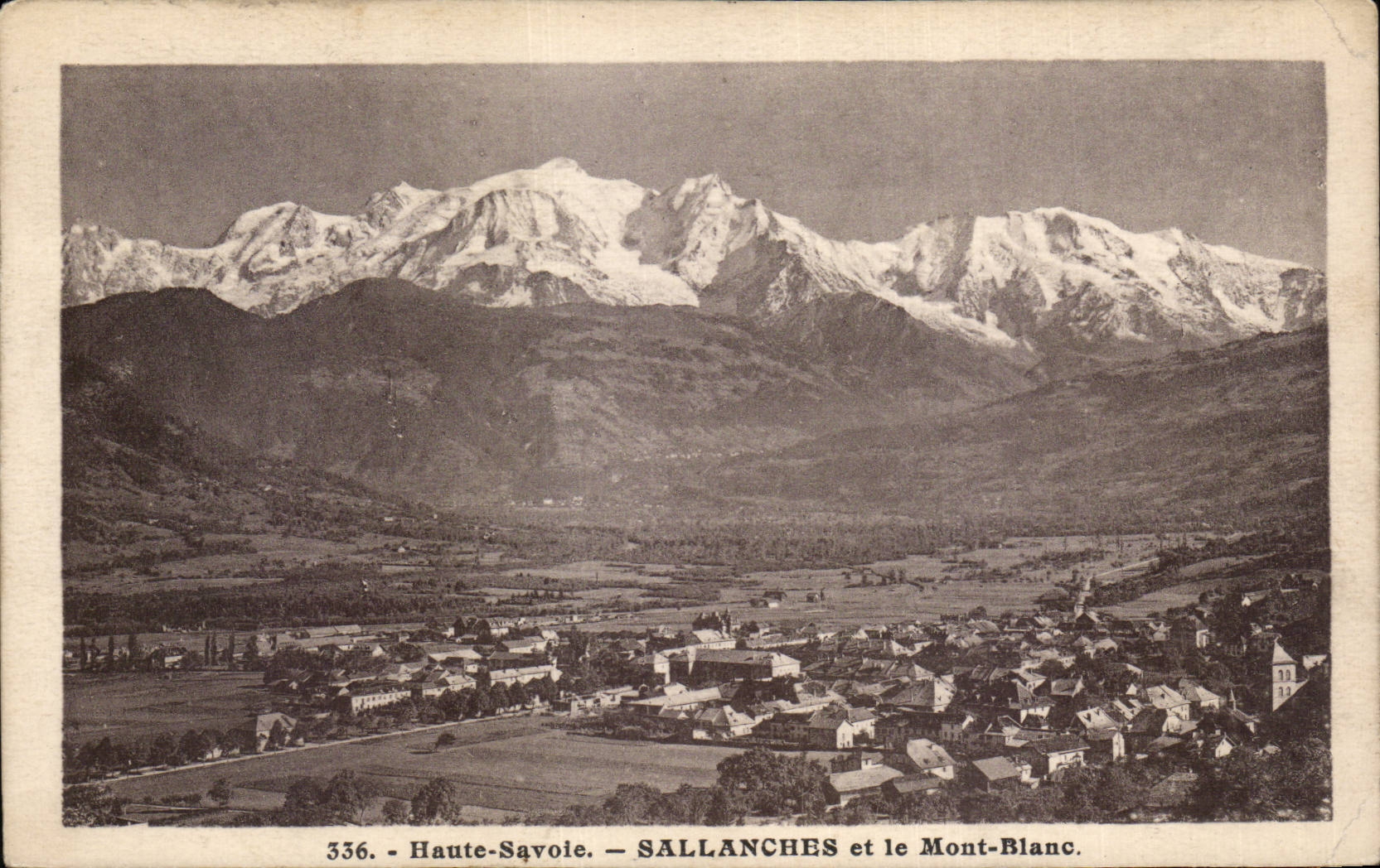 CPA Sallanches et le Mont Blanc