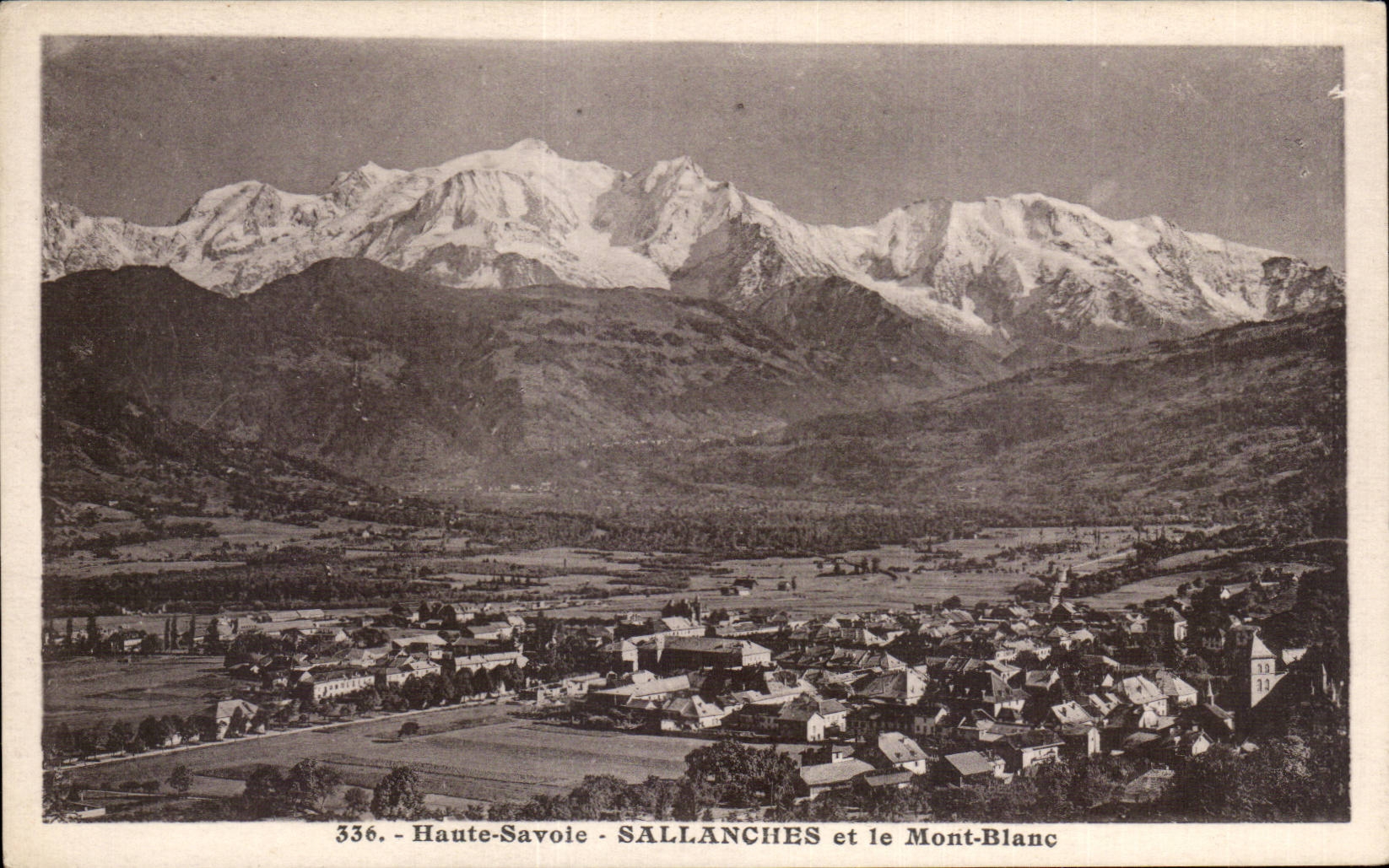 CPA Sallanches et le Mont Blanc