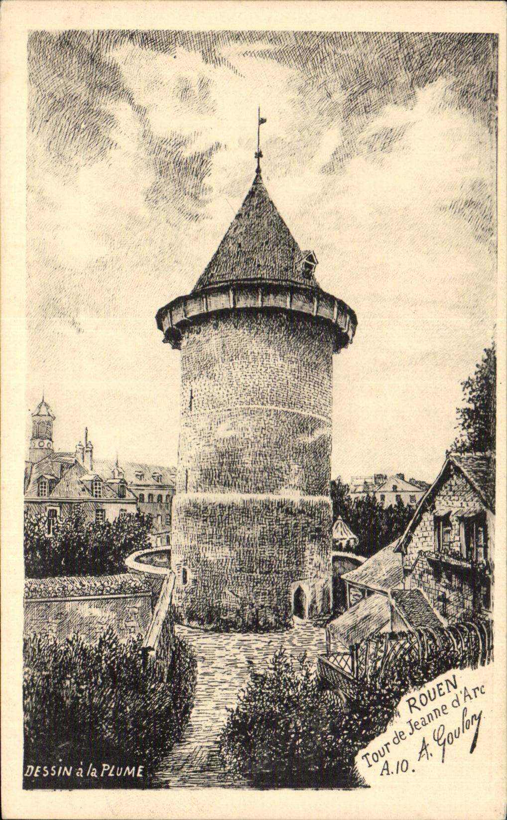 CPA Rouen Turn of Jeanne of arc