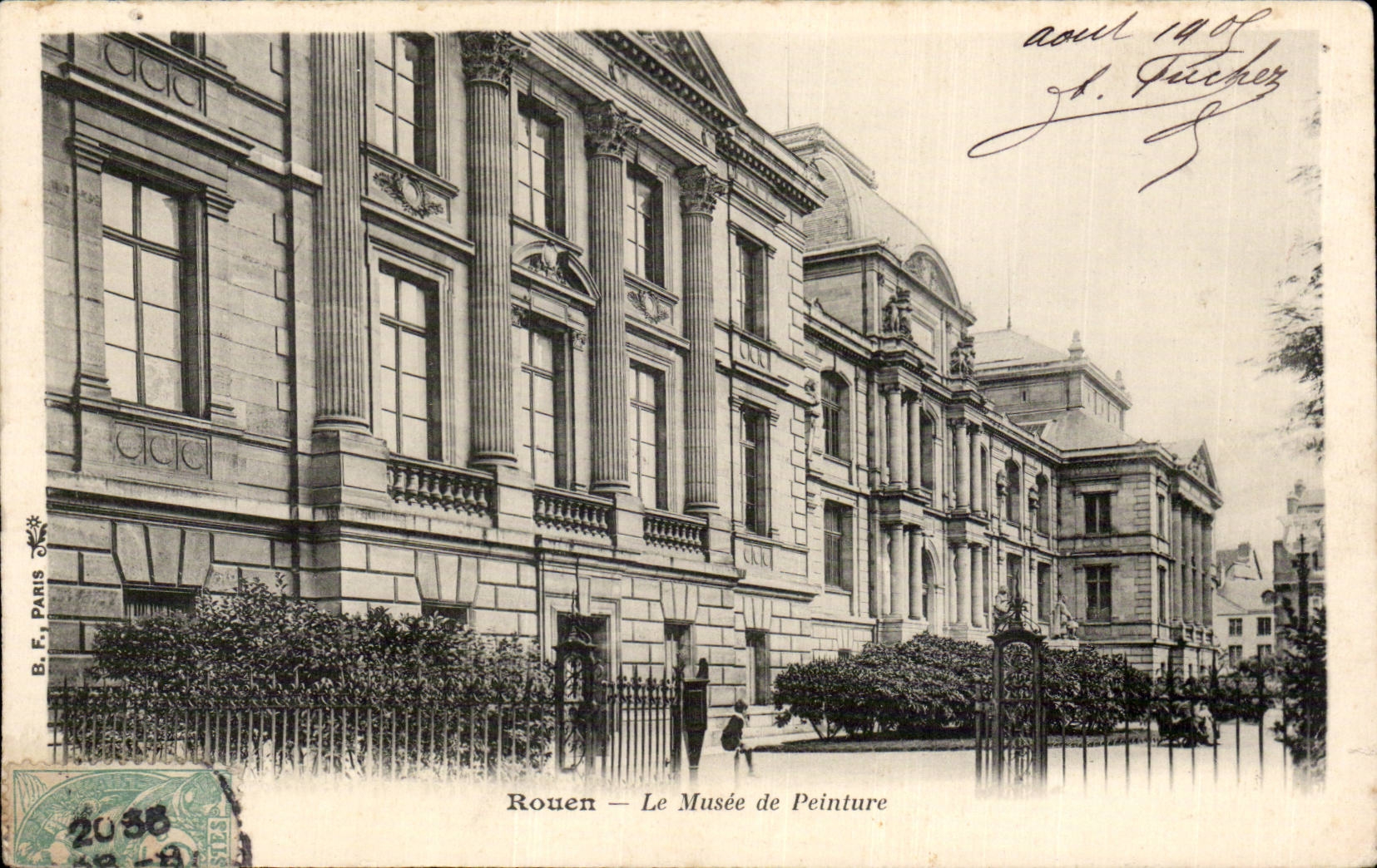 CPA Rouen Le museum of painting