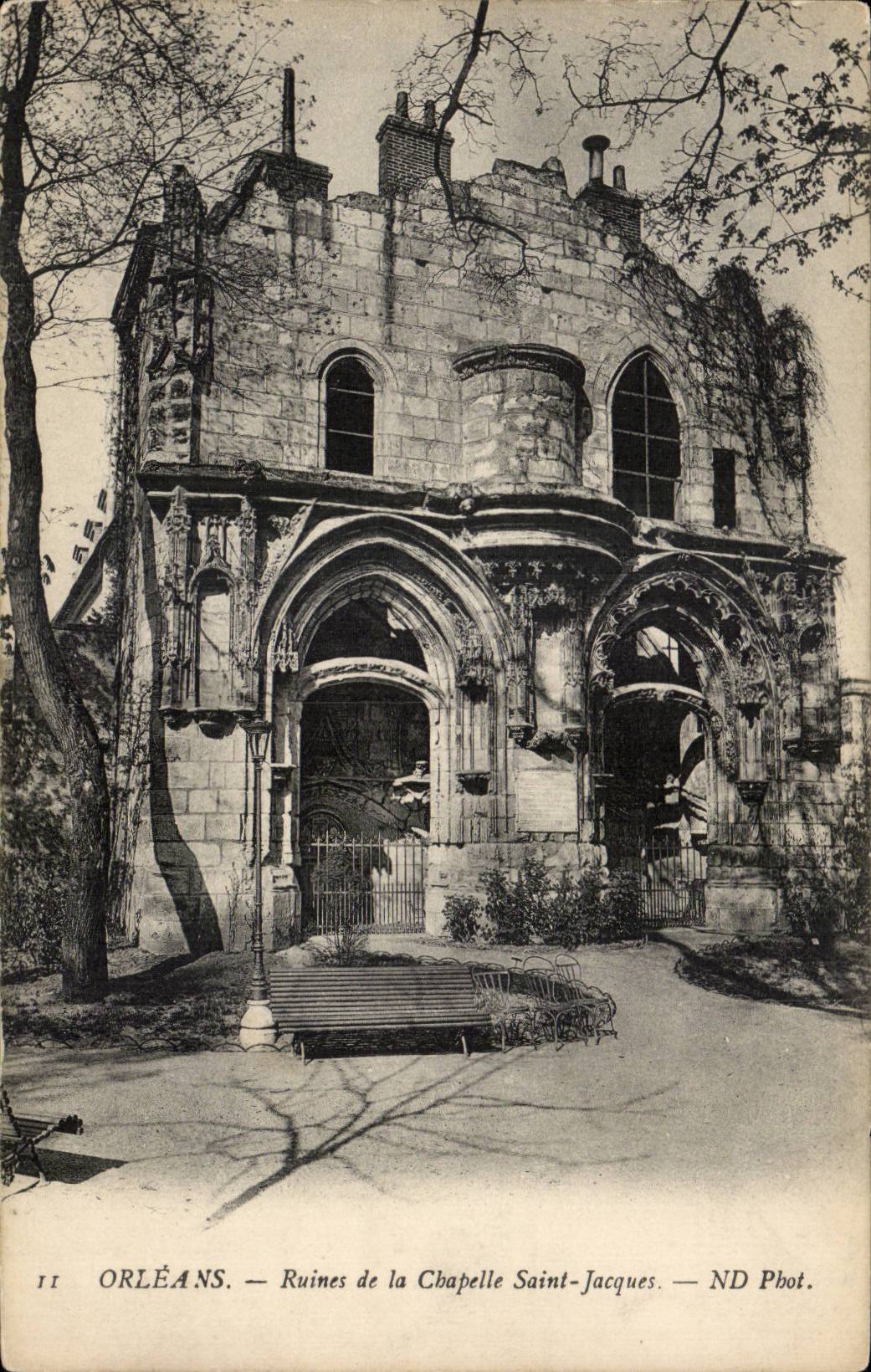 CPA Orleans Ruins of the vault Saint Jacques