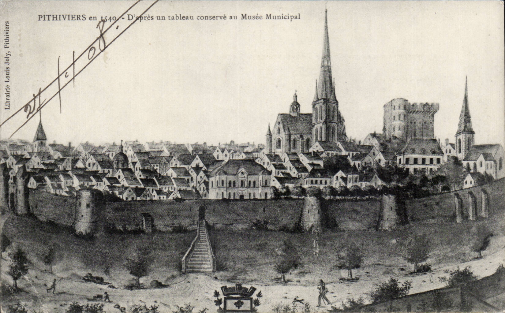 CPA Pithiviers in 1540 According to a table preserves at the municipal museum