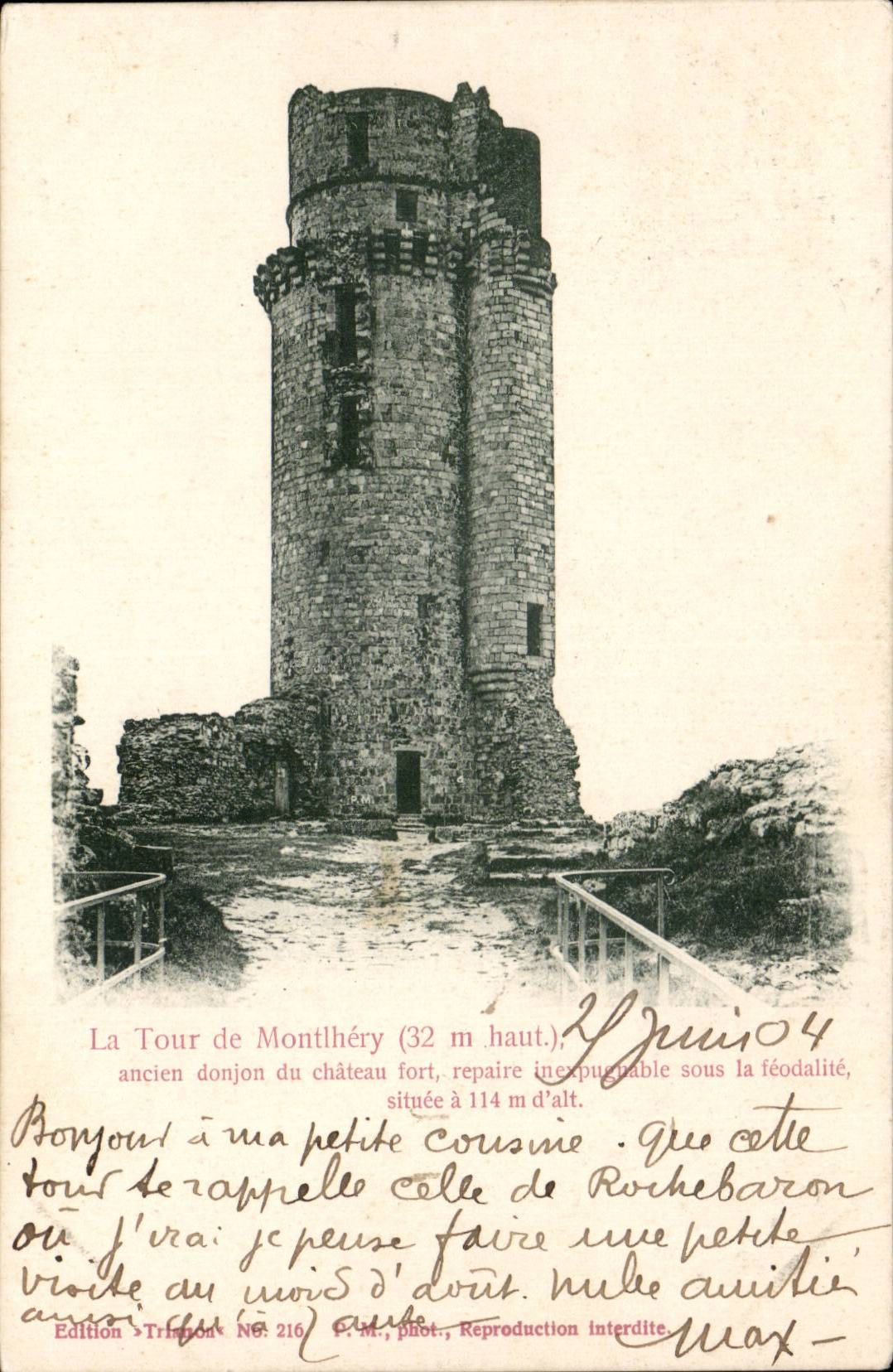 CPA Montlhery la torre