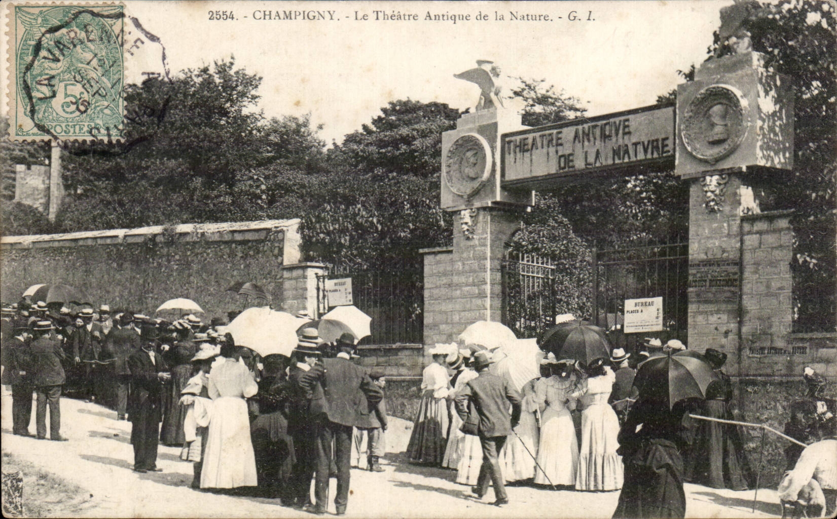 CPA Champigny Le theatre antique de la nature