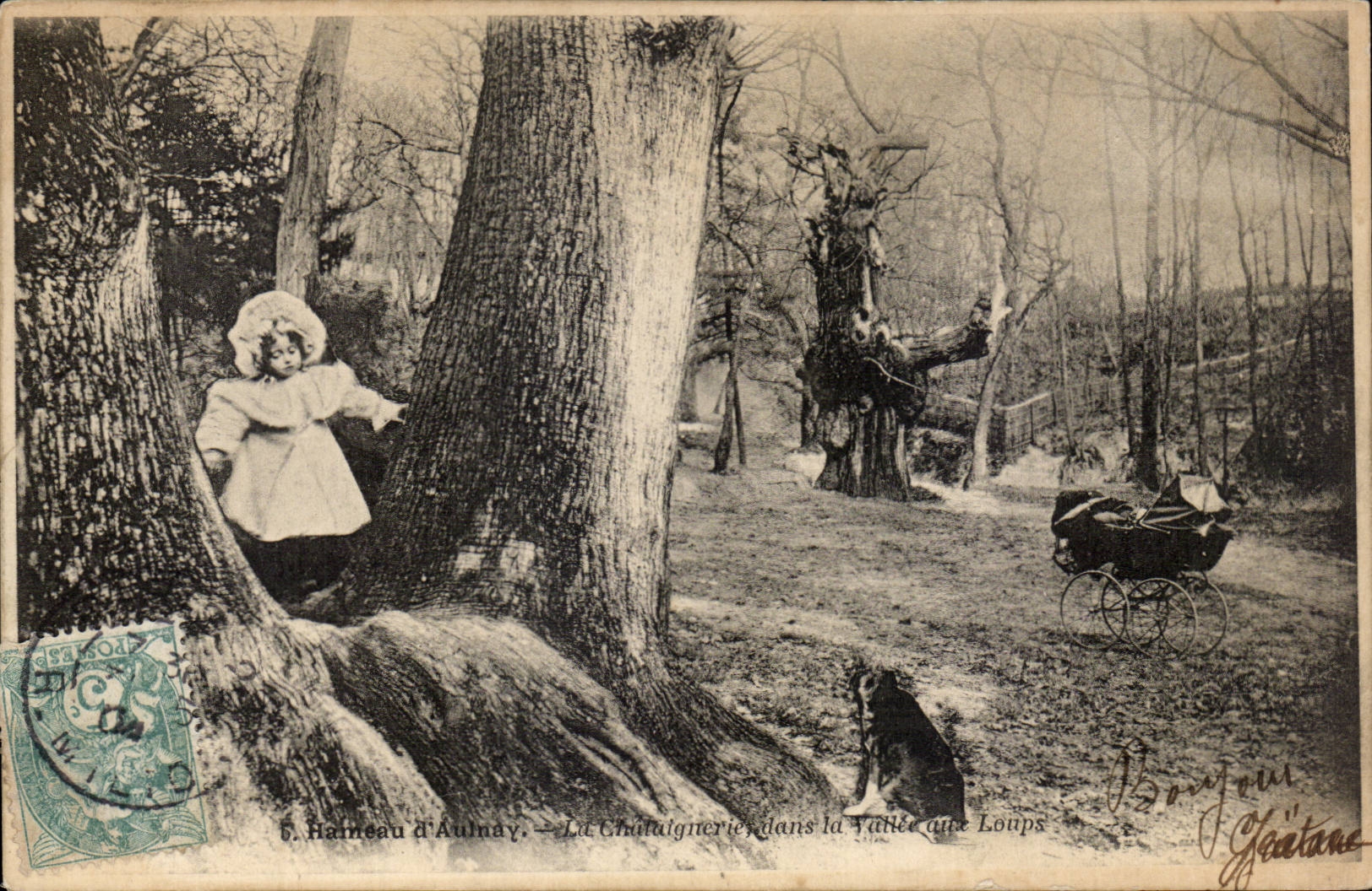 CPA Hameau d'Aulnay La chataignerie dans la vallee aux loups