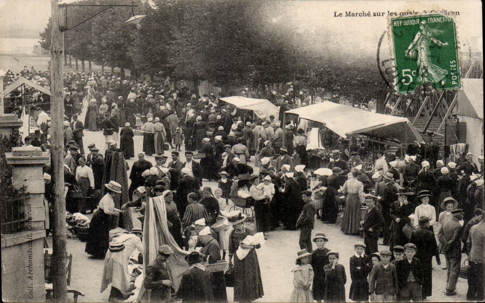 CPA Market on the quays of Coueron