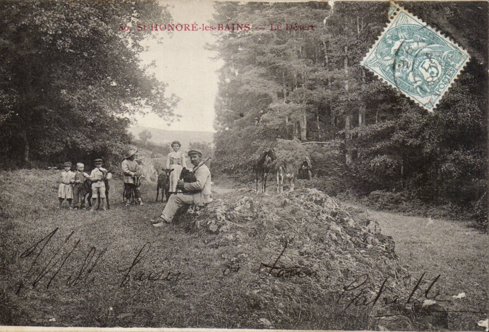 El santo de CPA honra los les Bains de la cabra de Chevre del desierto