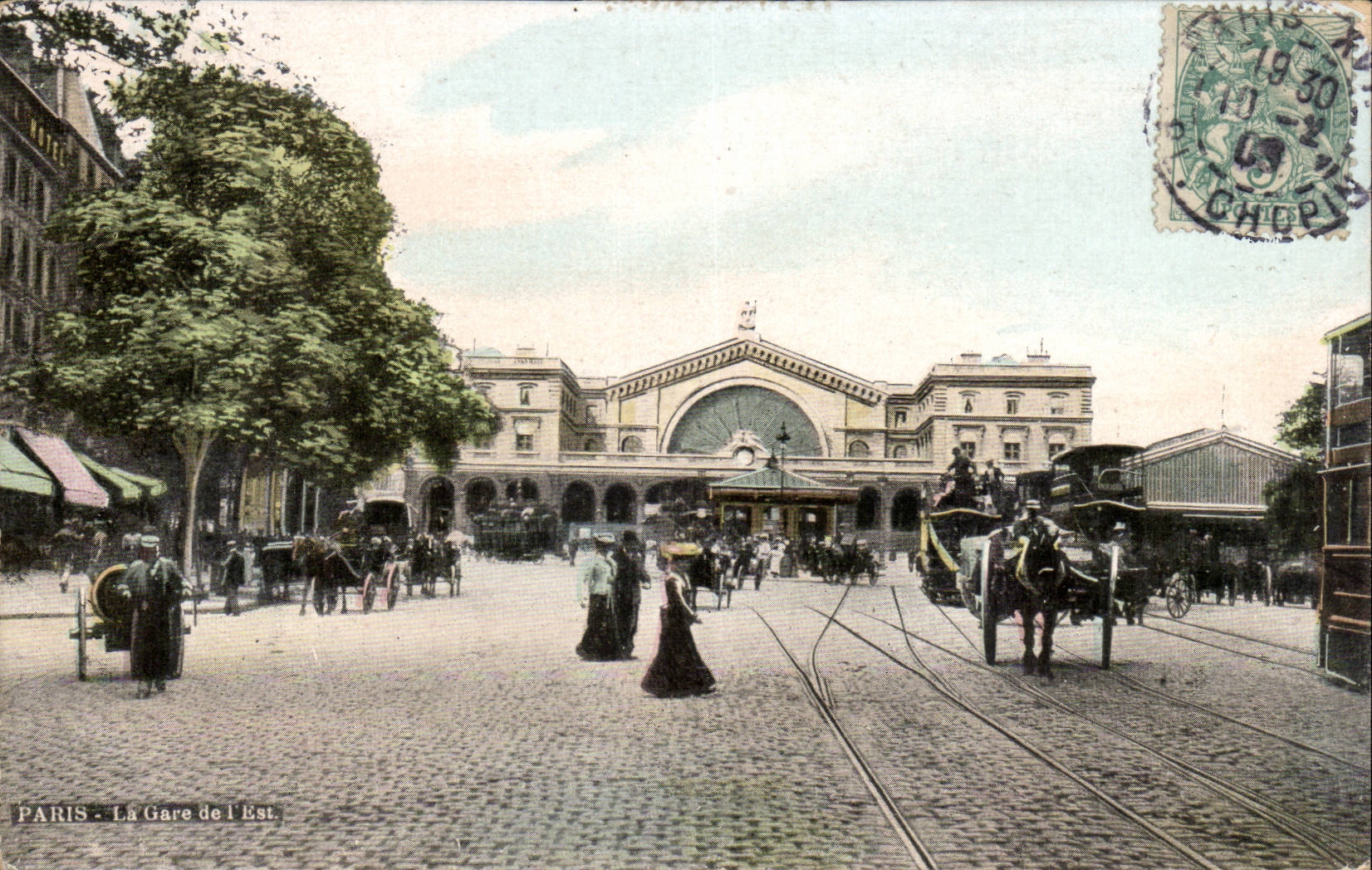 CPA Paris Train station of the East