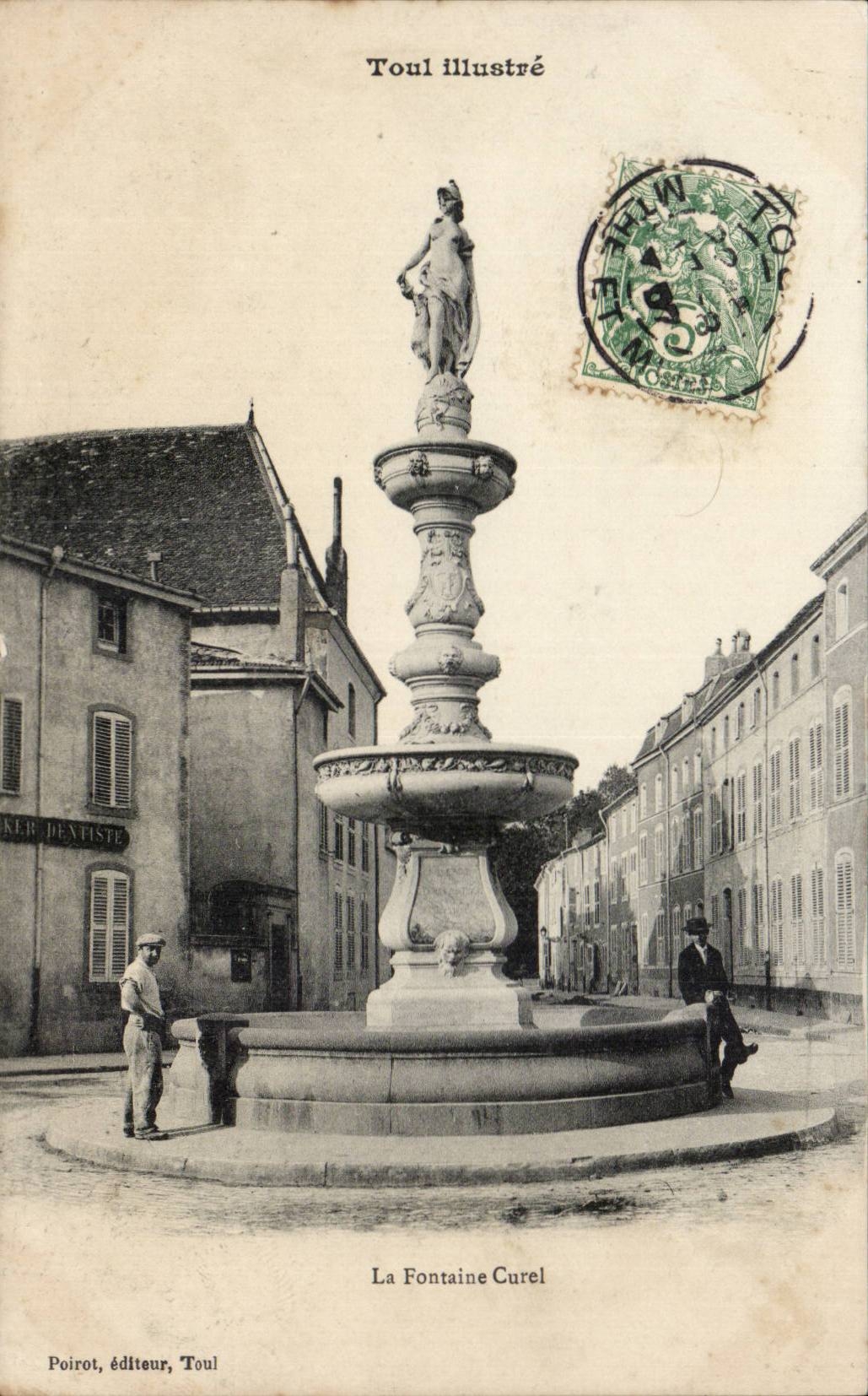 CPA Toul la fuente de Curel