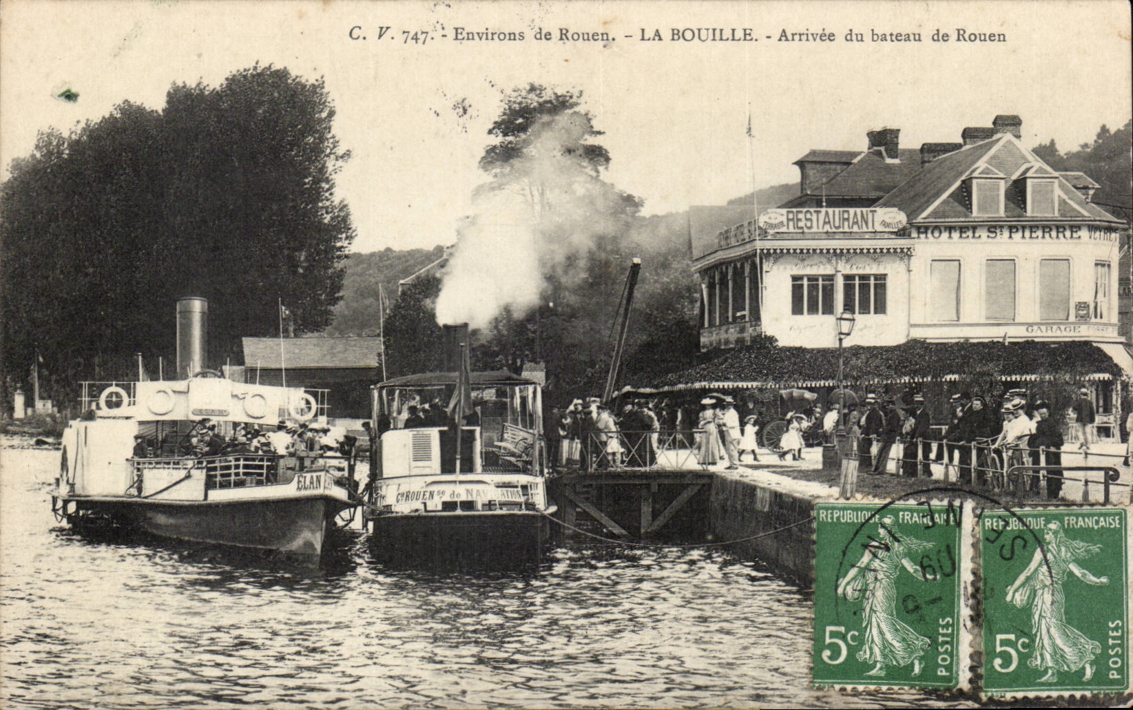 Rouen Boil it - Arrival of the Boat of Rouen - CPA