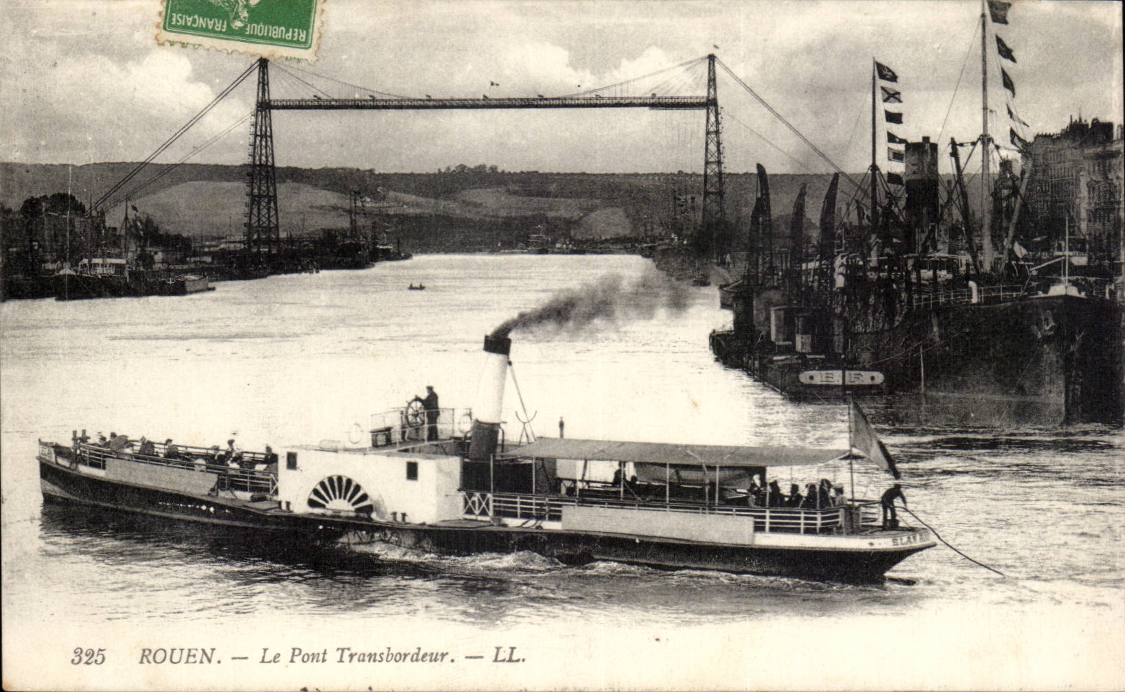 Rouen it Transporter bridge - CPA