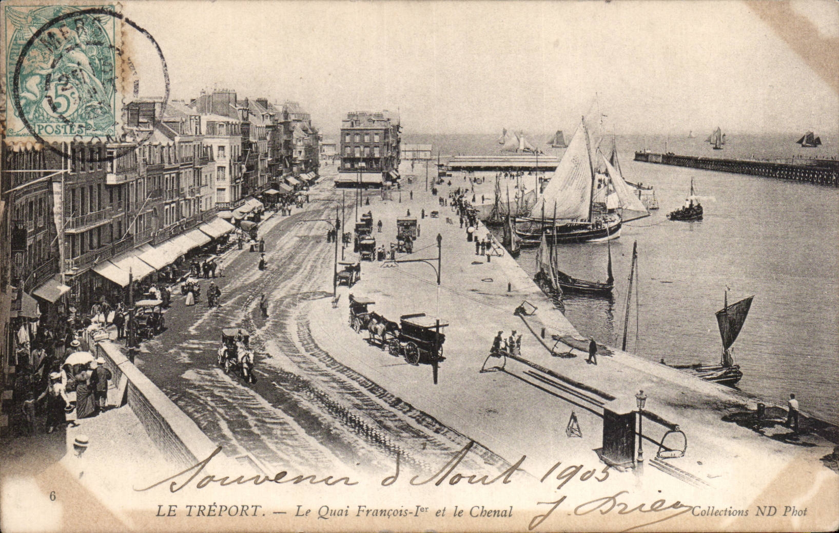 Treport el Quay François I - CPA