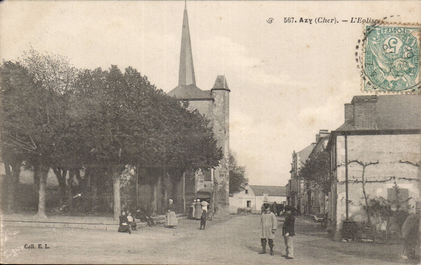 Azy - the Church - CPA