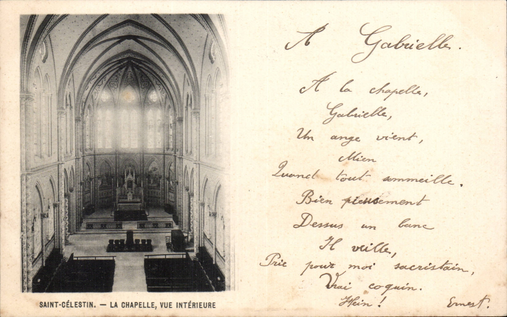 Saint Celestin it Vault - CPA