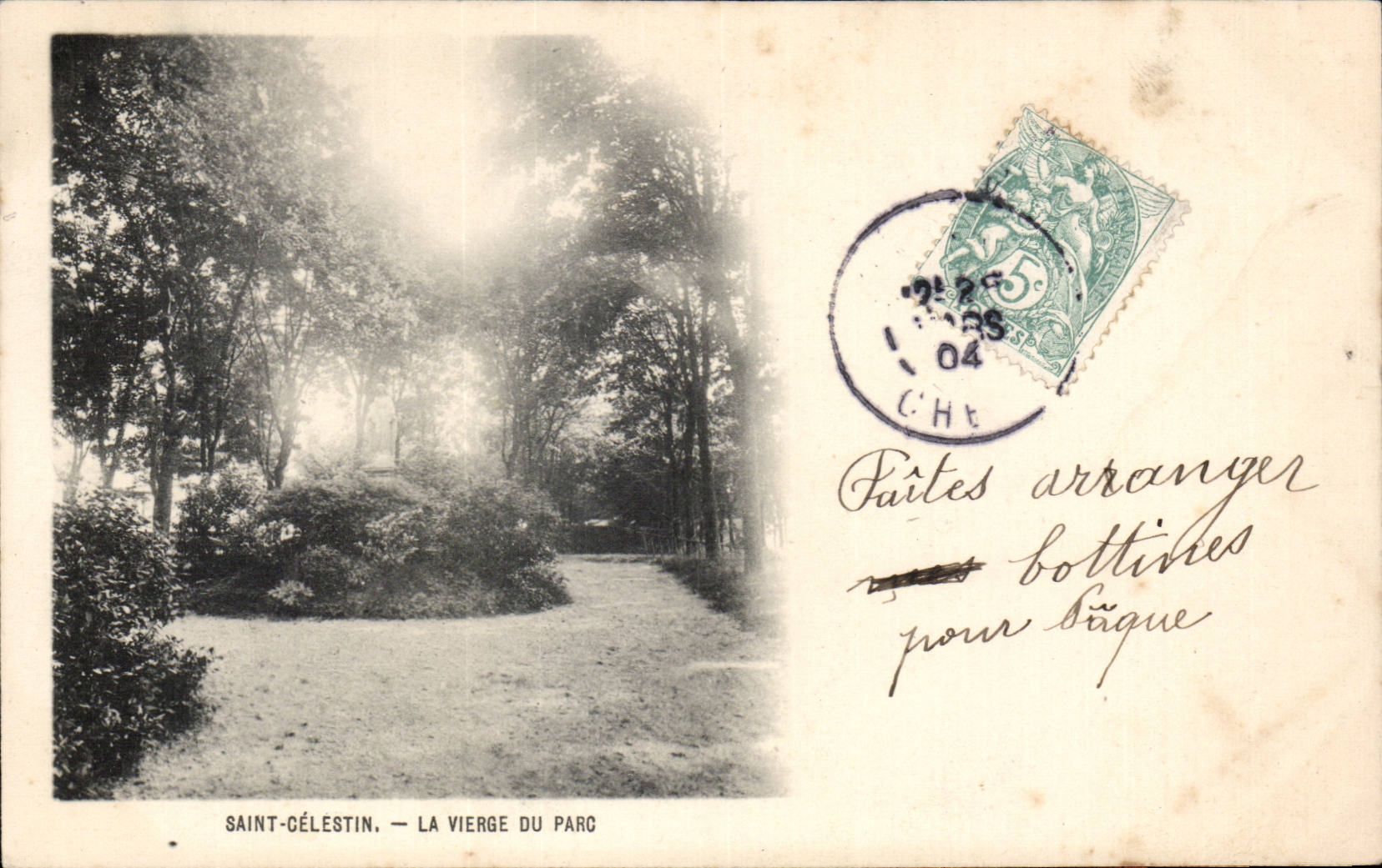 Saint Virgin Celestin it of the Park - CPA