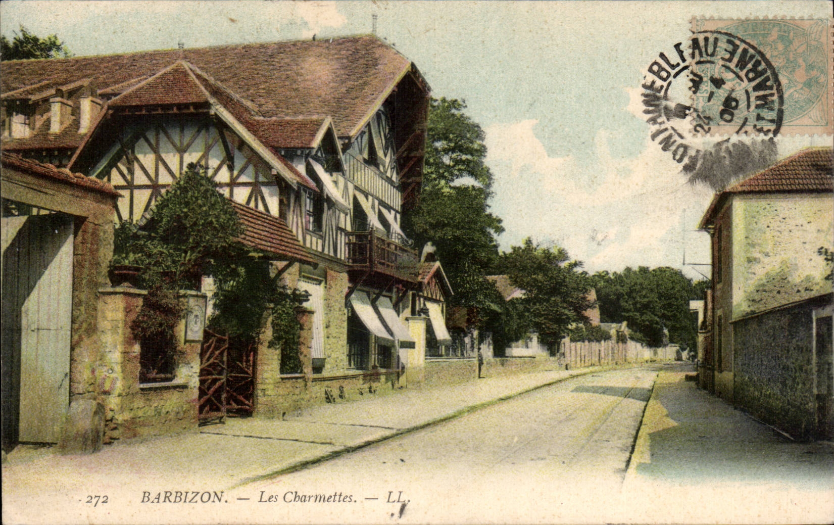 Barbizon them Charmettes - CPA