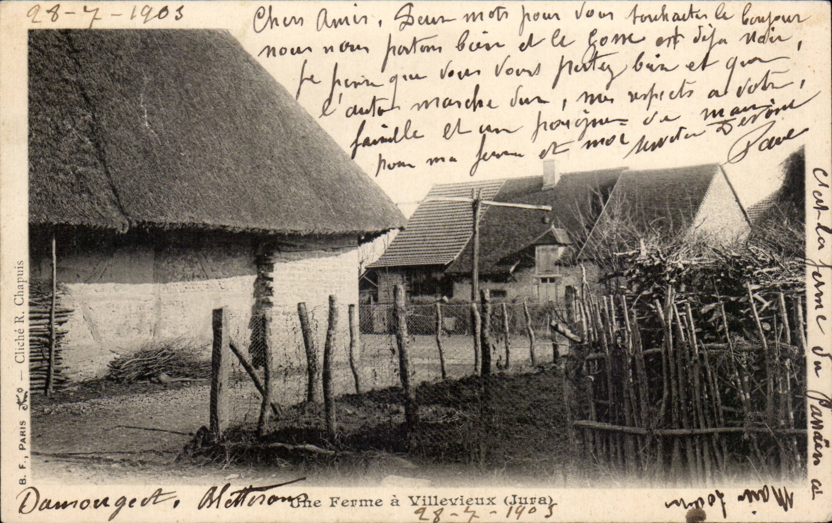 Villevieux - a Farm - CPA