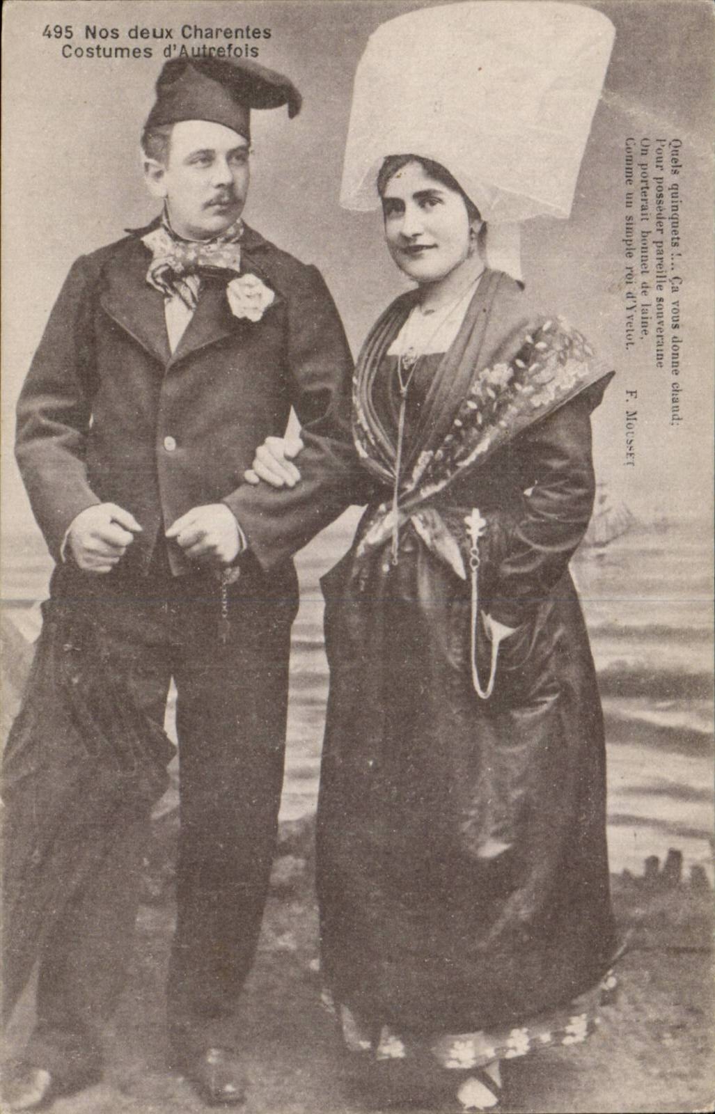 Folklore - Costumes - Our Two Charentes - Costumes of Formerly - CPA