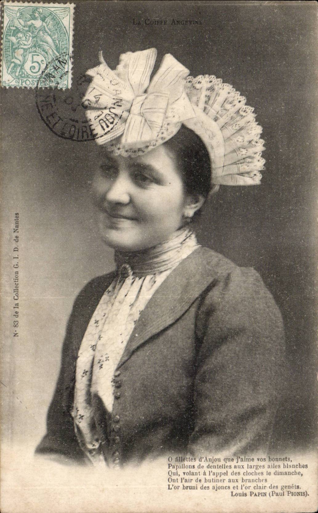 Folklore - Costumes - Cap Old - CPA