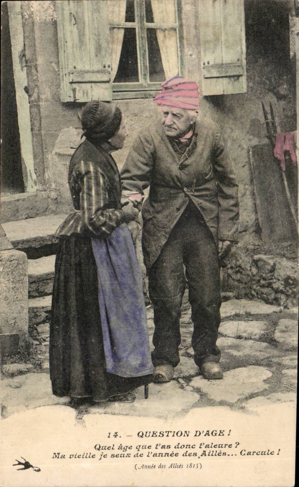 Folklore - Costumes - Question of Old - CPA