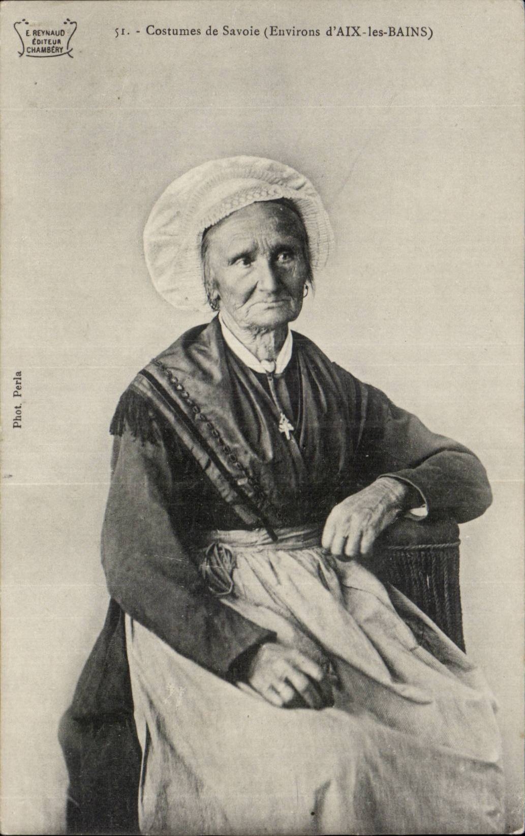 Folklore - Costumes of Savoy - Surroundings of Aix les Bains - CPA