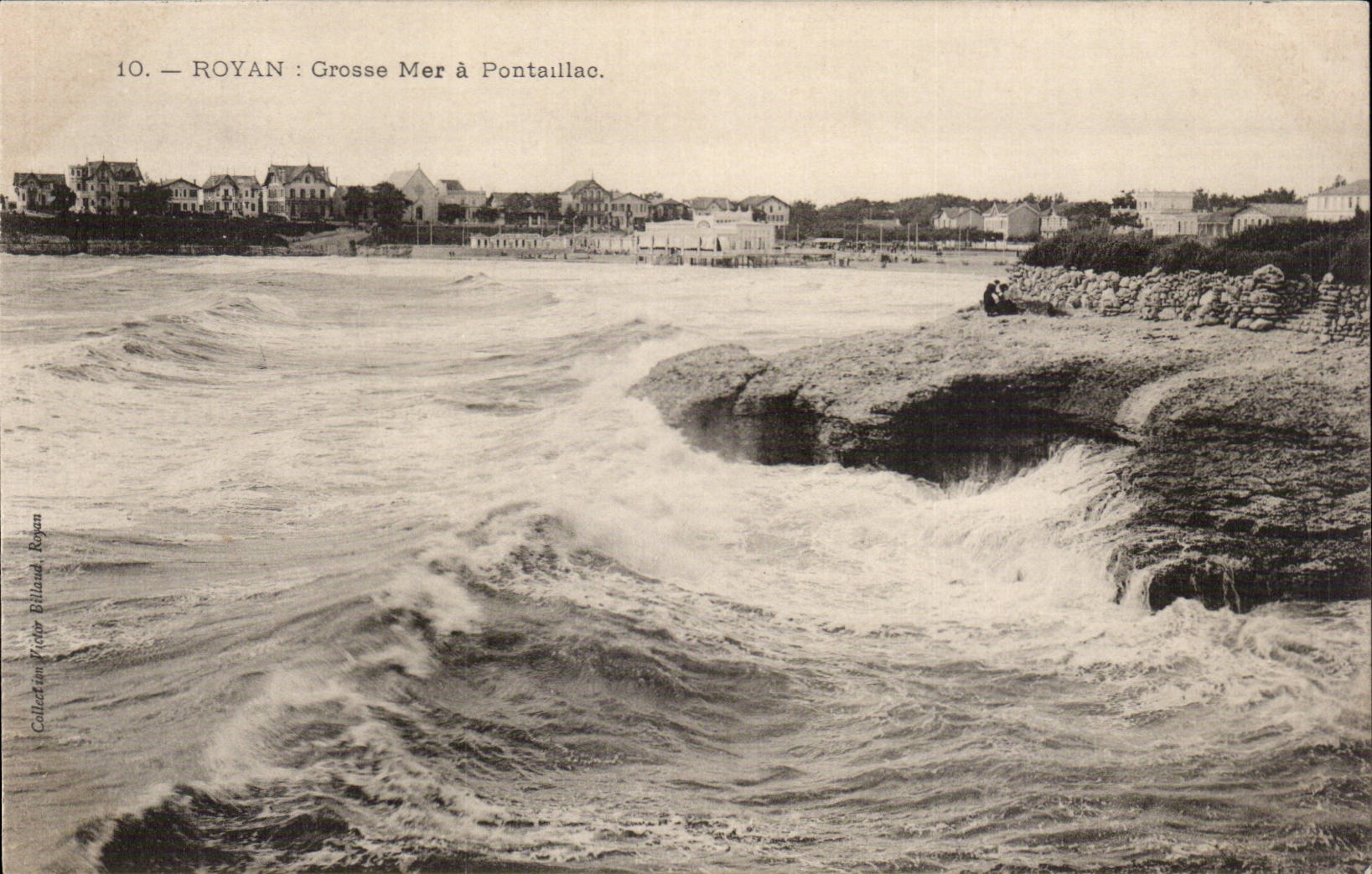 El mar pesado de CPA Royan tiene Pontaillac