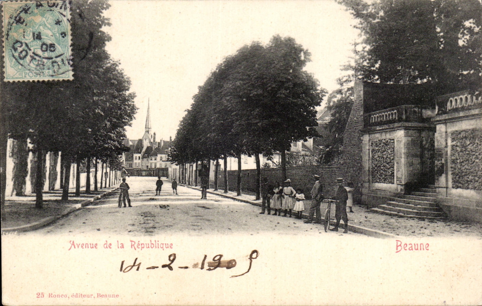 CPA Beaune Avenue of the Republic