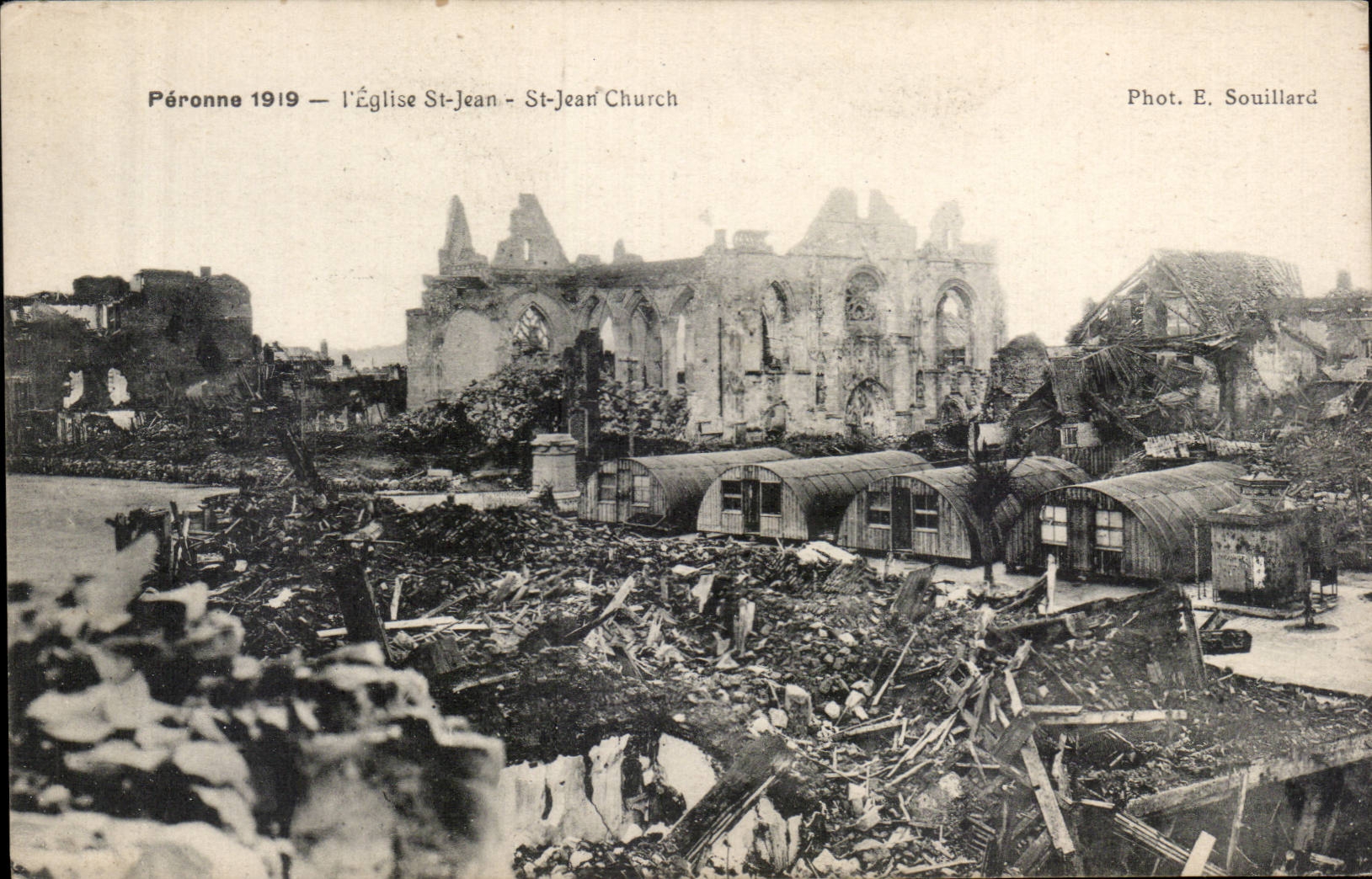 CPA Fibula 1919 the church St Jean