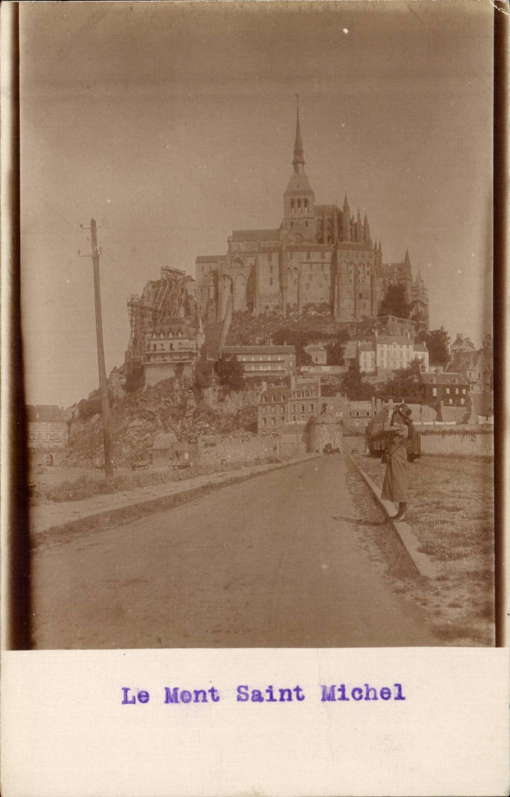Real photo Mont Saint Michel