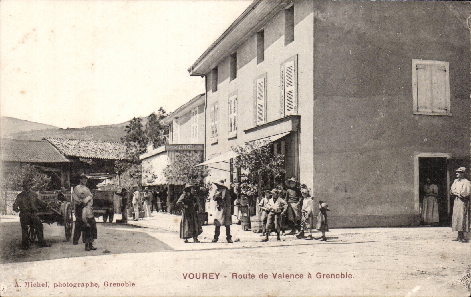 CPA Vourey Route of Valence has Grenoble