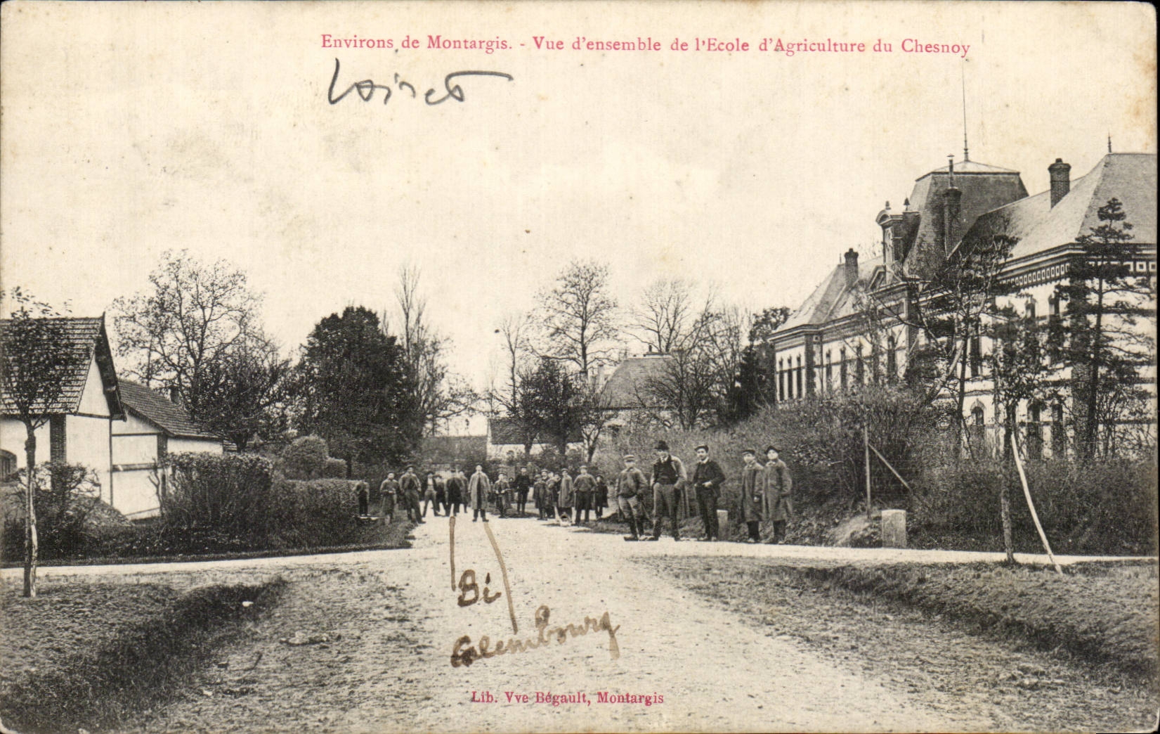 CPA Surroundings of Montargis Overall picture of the school of agriculture of Chesnoy