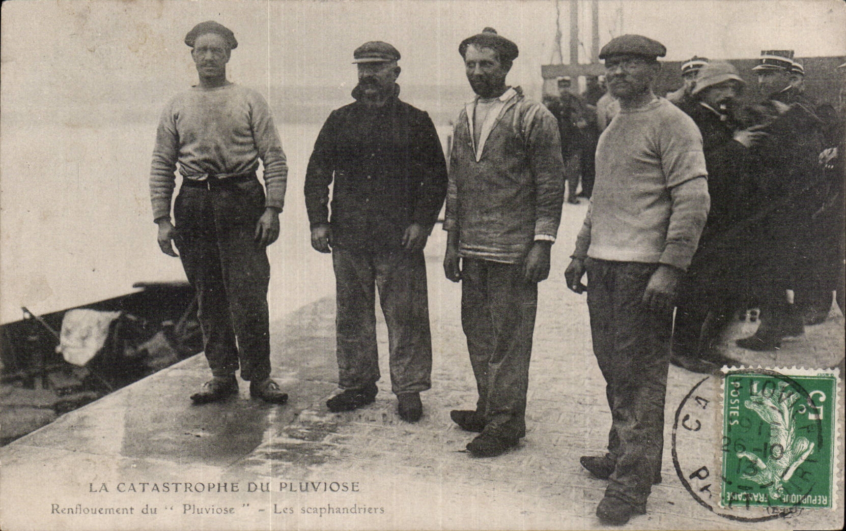 CPA the catastrophe of Pluviose Reinflation of Pluviose divers TOP