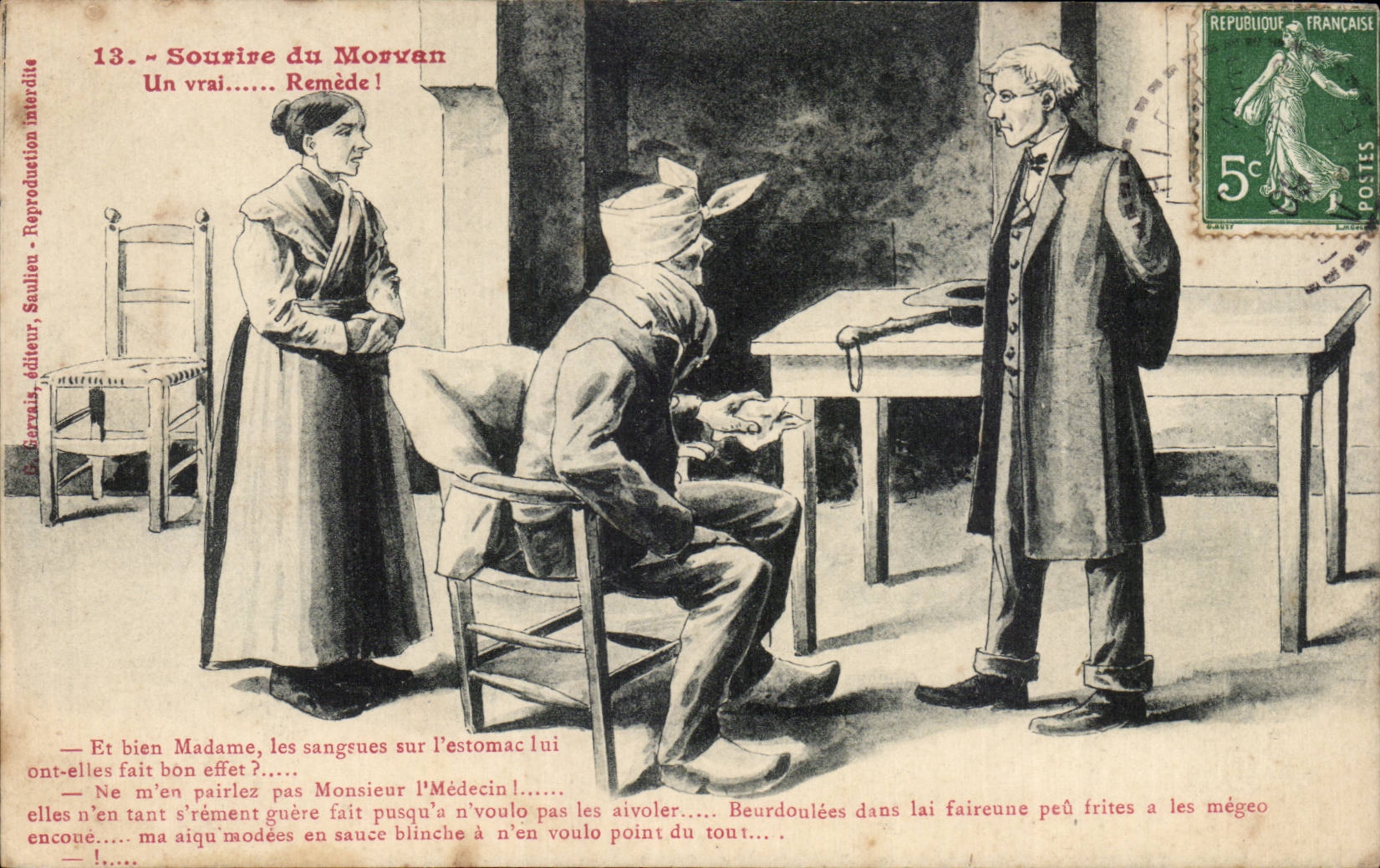 CPA Fantasy Smile of Morvan Doctor