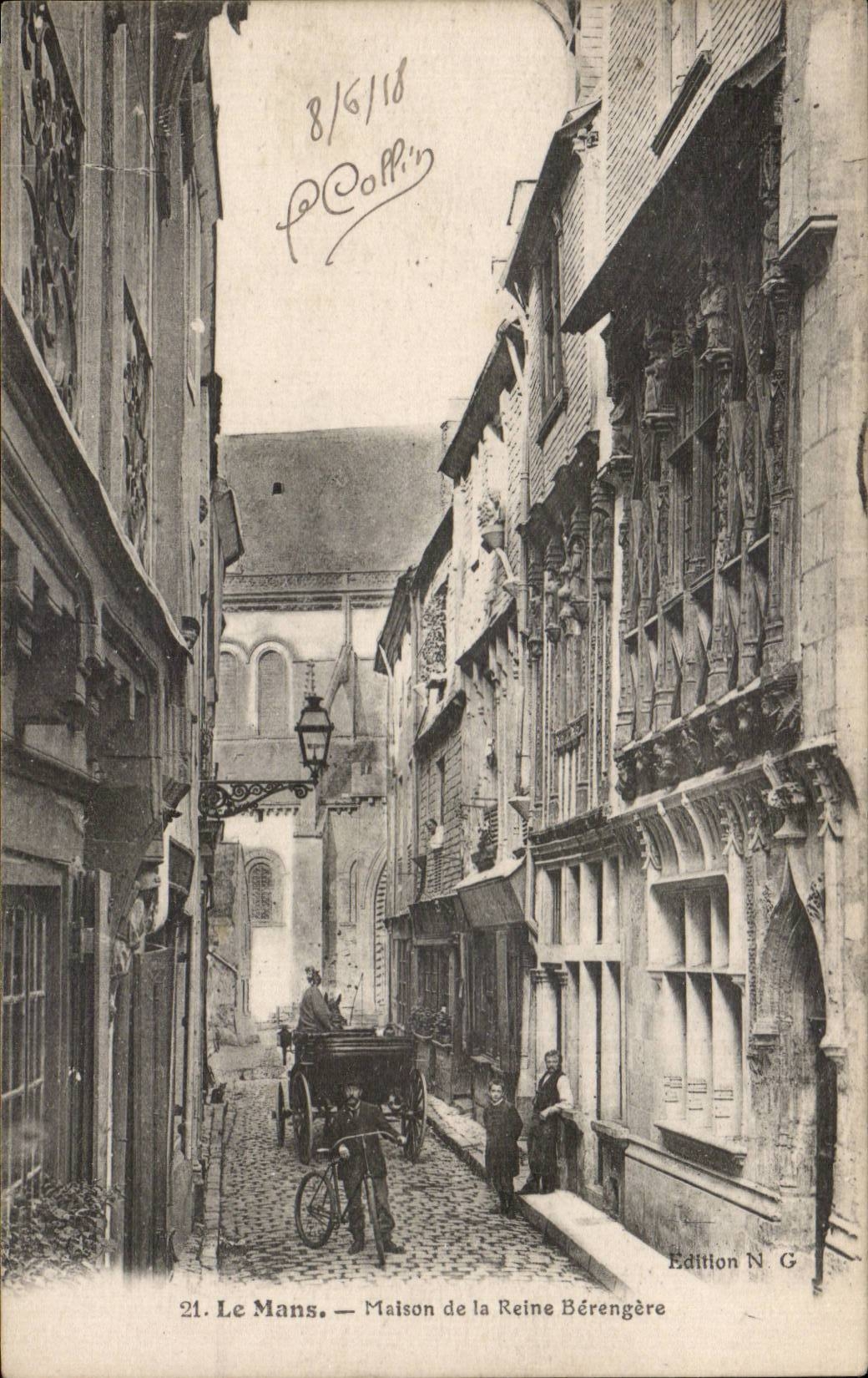 CPA Mans House of the Berangere Queen