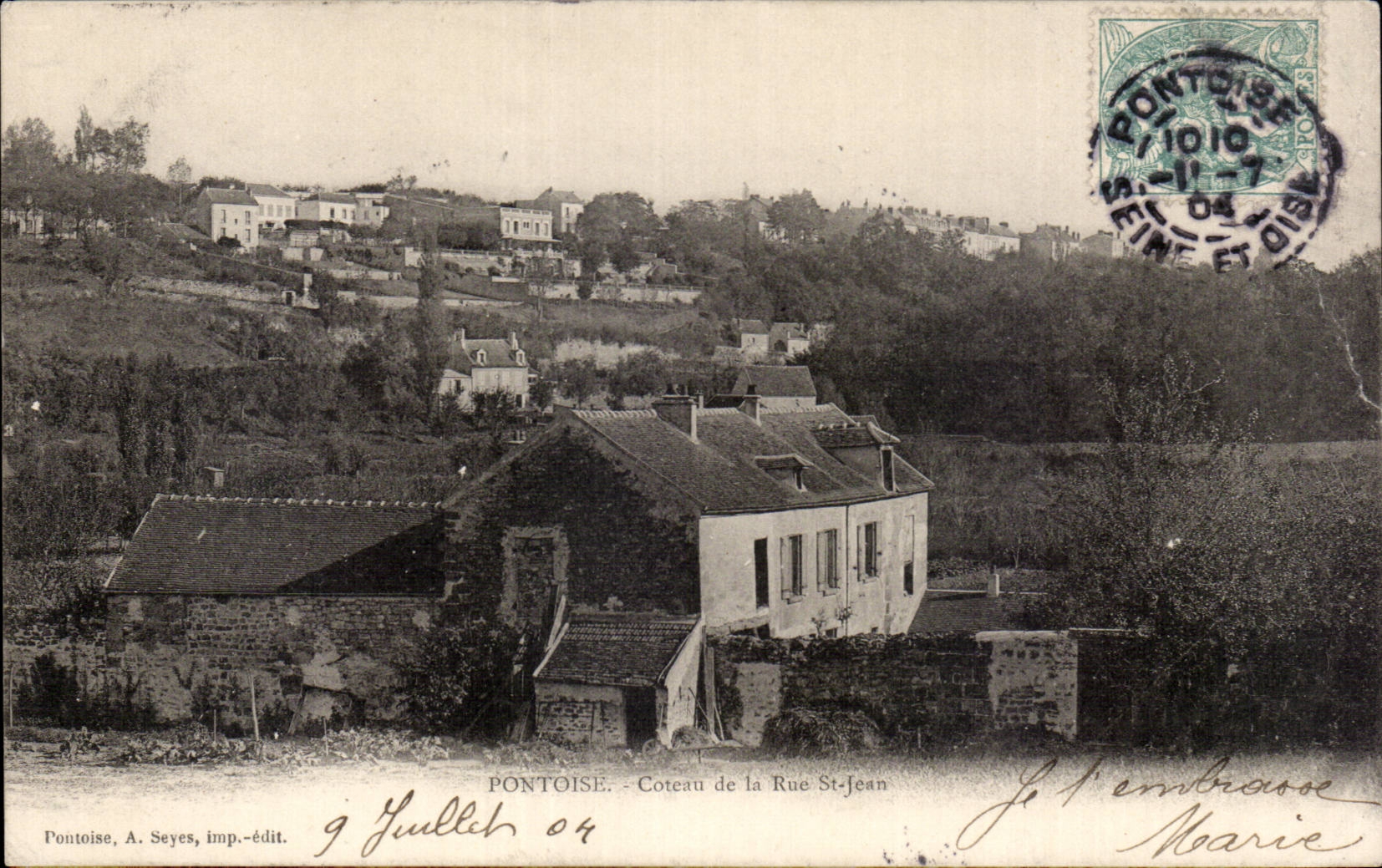 Cuesta de CPA Pontoise del St Jean de la calle