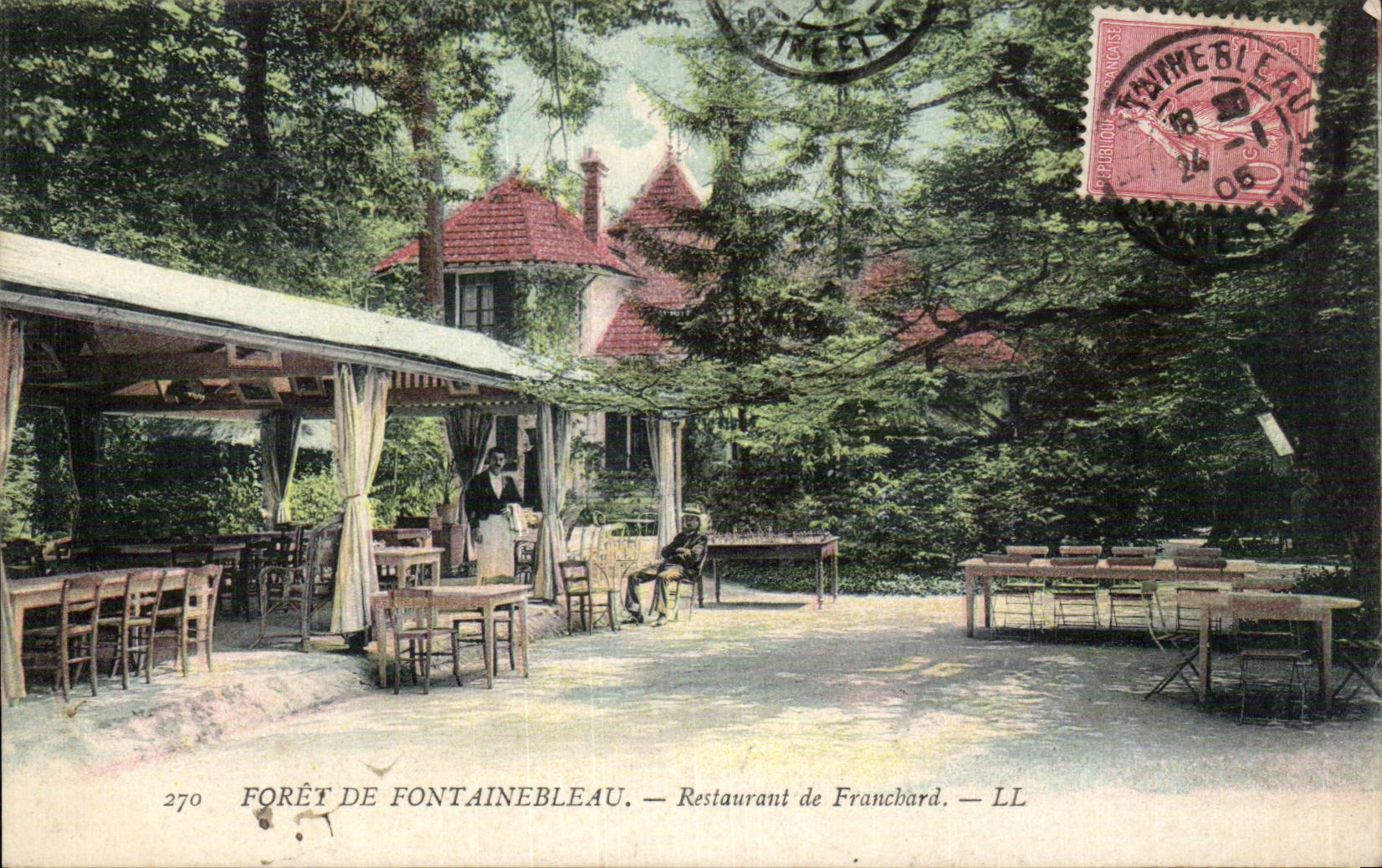 CPA Drill of Fontainebleau Restoring of Franchard