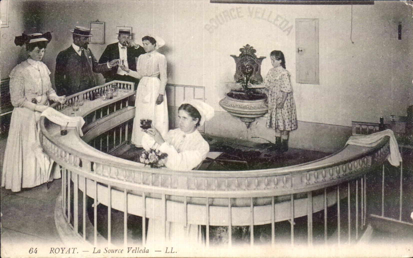 CPA Royat the Velleda source