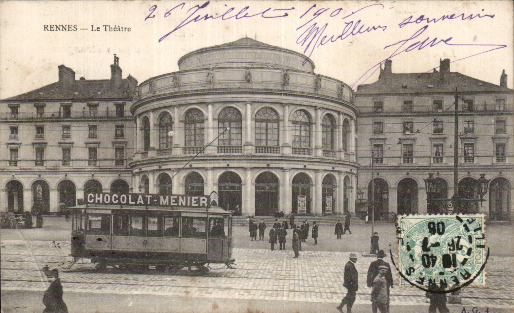 CPA Rennes le theatre