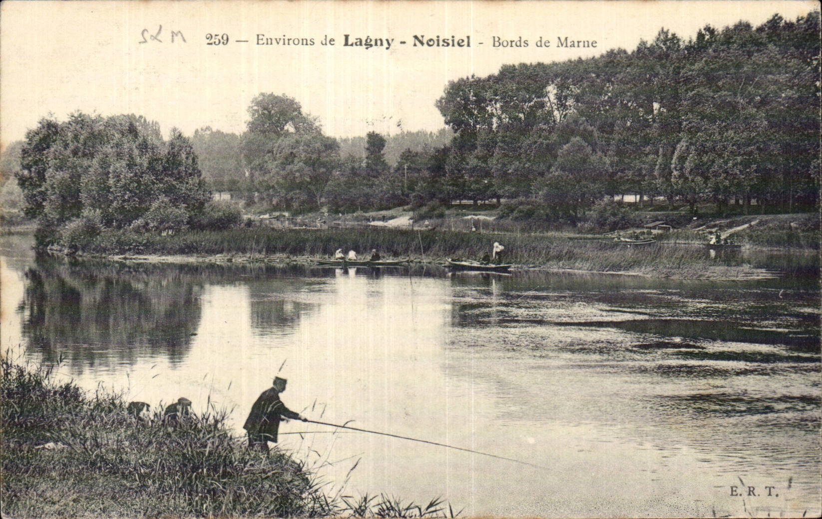 CPA Surroundings of Lagny Noisiel Edges of the Marne