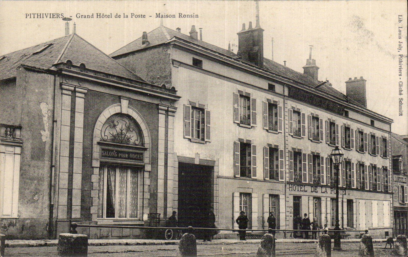 CPA Pithiviers Large post office building Ronsin House
