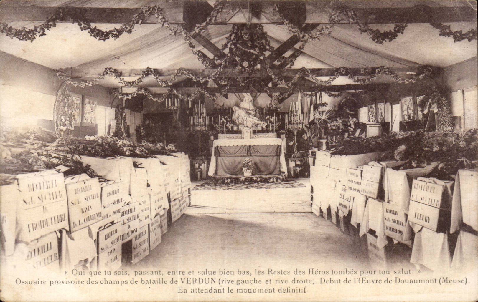 CPA Verdun Beginning of the work of Douaumont while waiting for the final draft Militaria