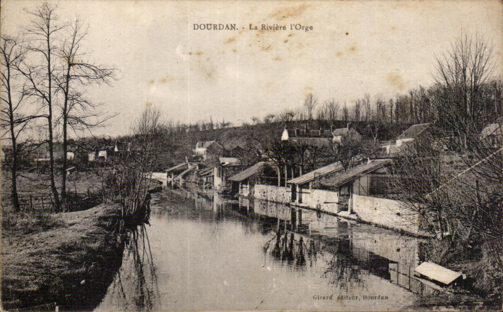 CPA Dourdan la cebada del rio