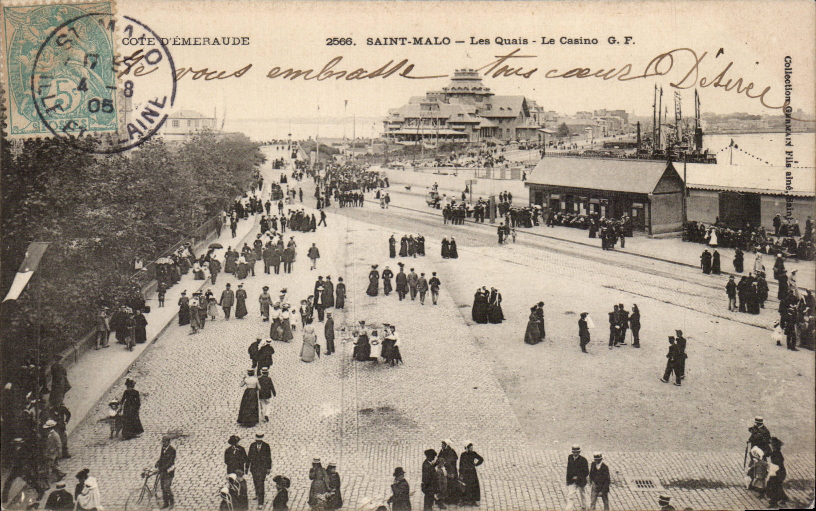 Muelles de Malo del santo de CPA el casino