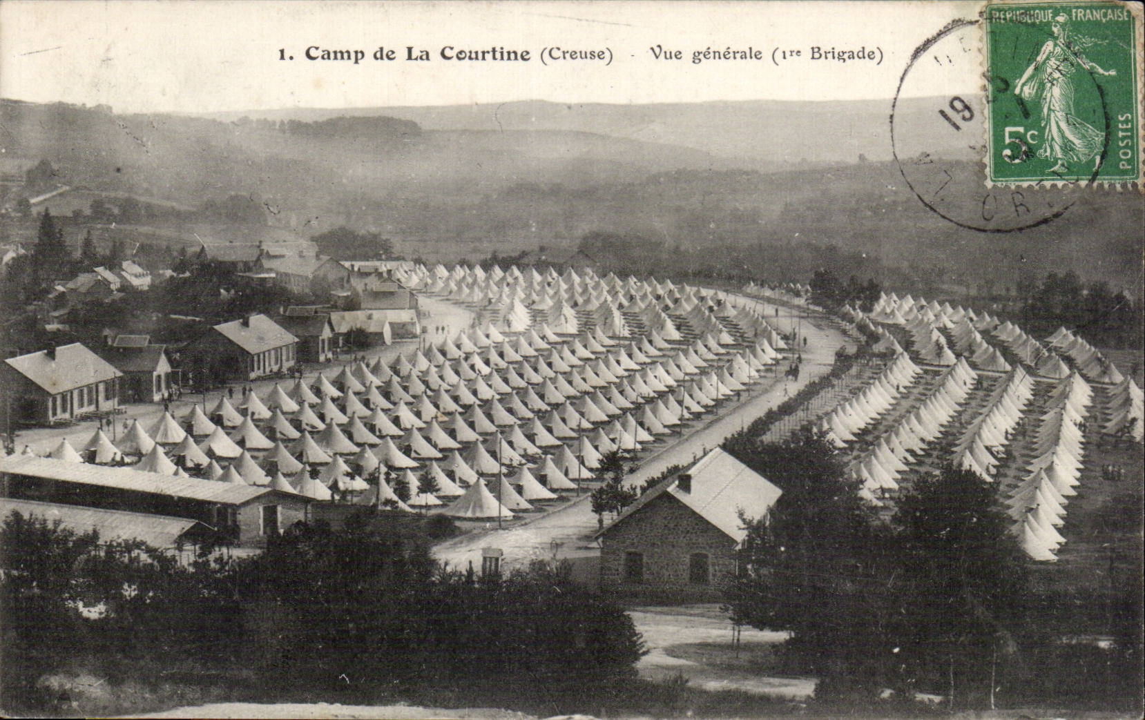 CPA Camp of Courtine View
