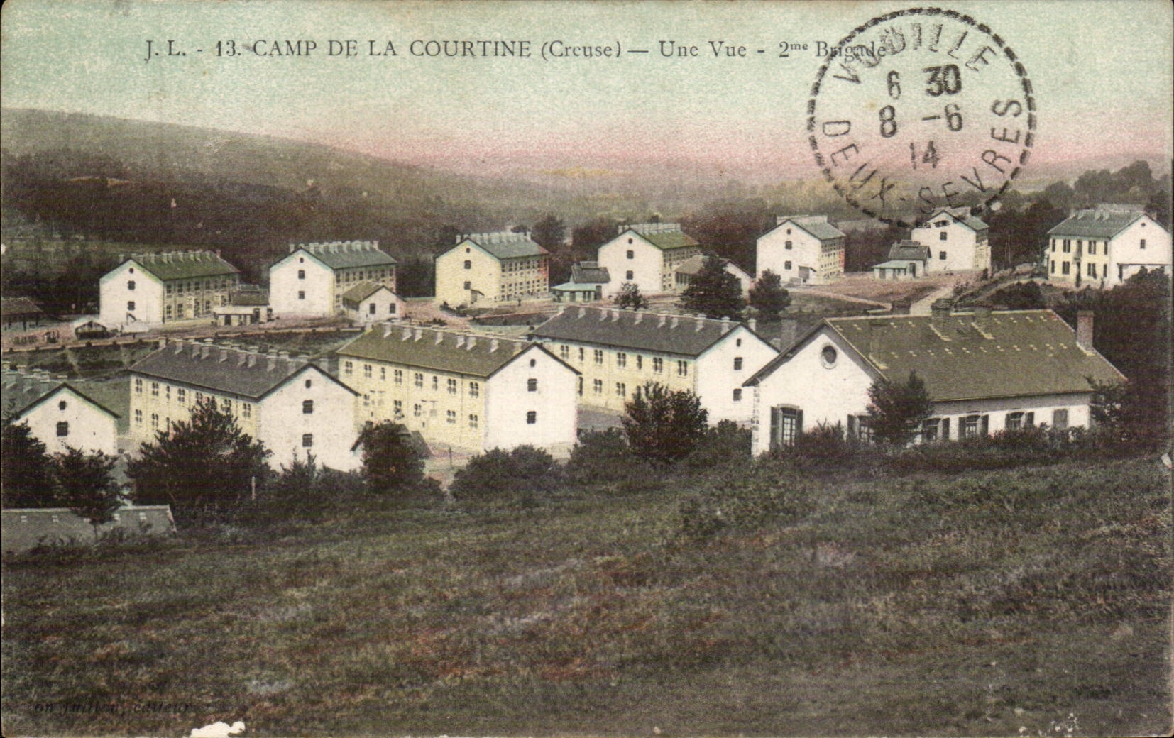 CPA Camp of Courtine a sight 2nd brigade