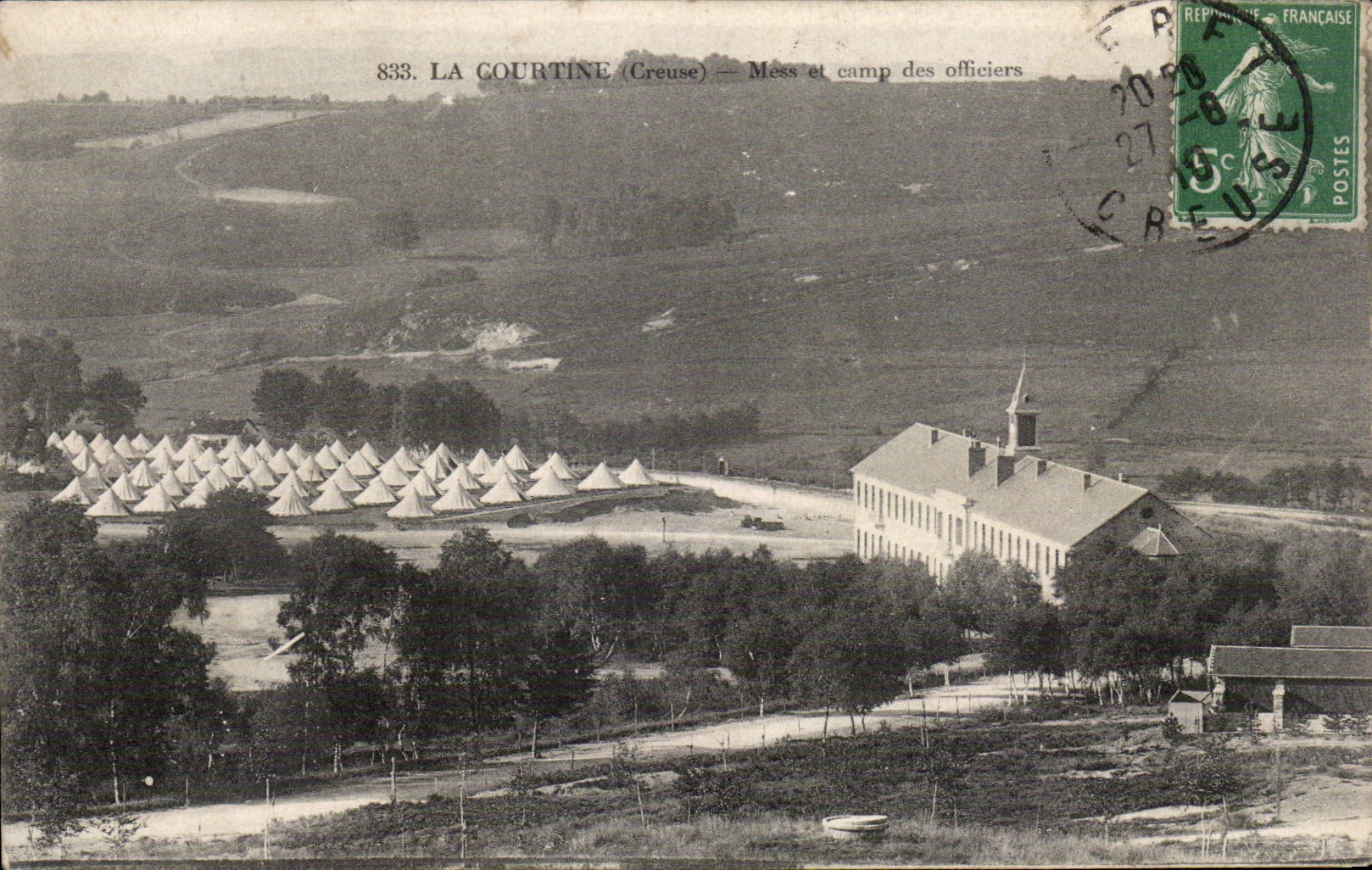 CPA Camp of Courtine Mess and camp of the officers