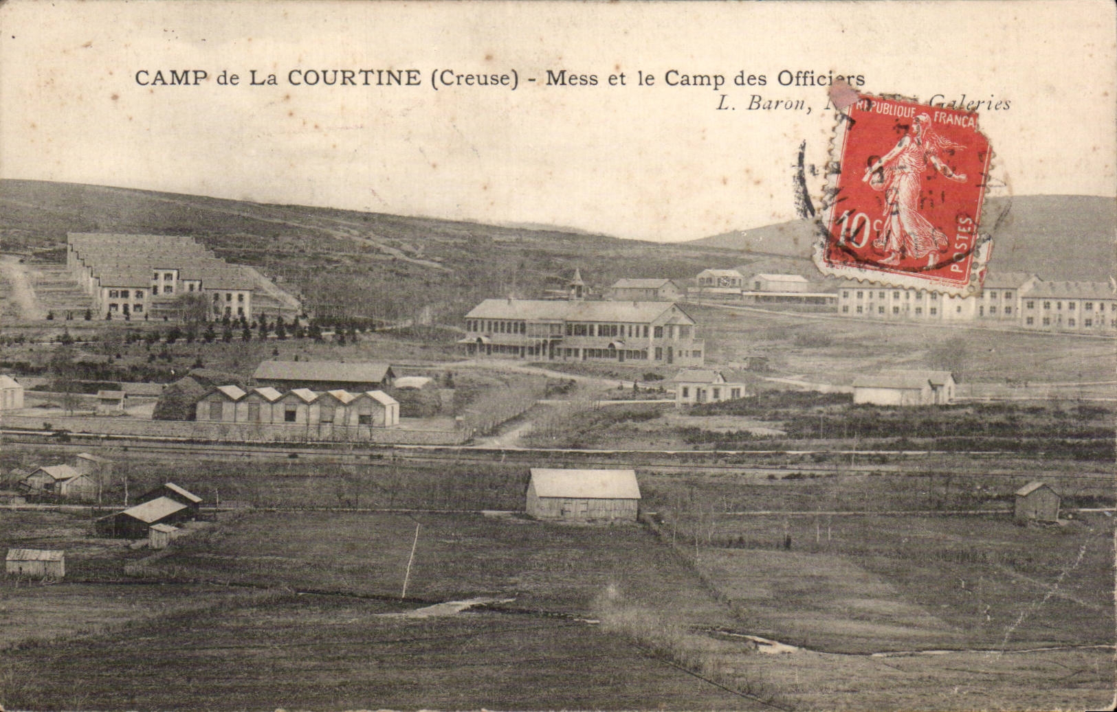 CPA Camp of Courtine Mess and camp of the officers