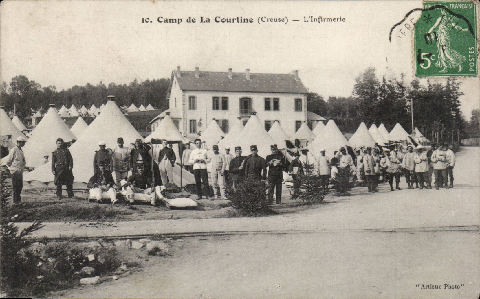 CPA Camp of Courtine the Militaria infirmary