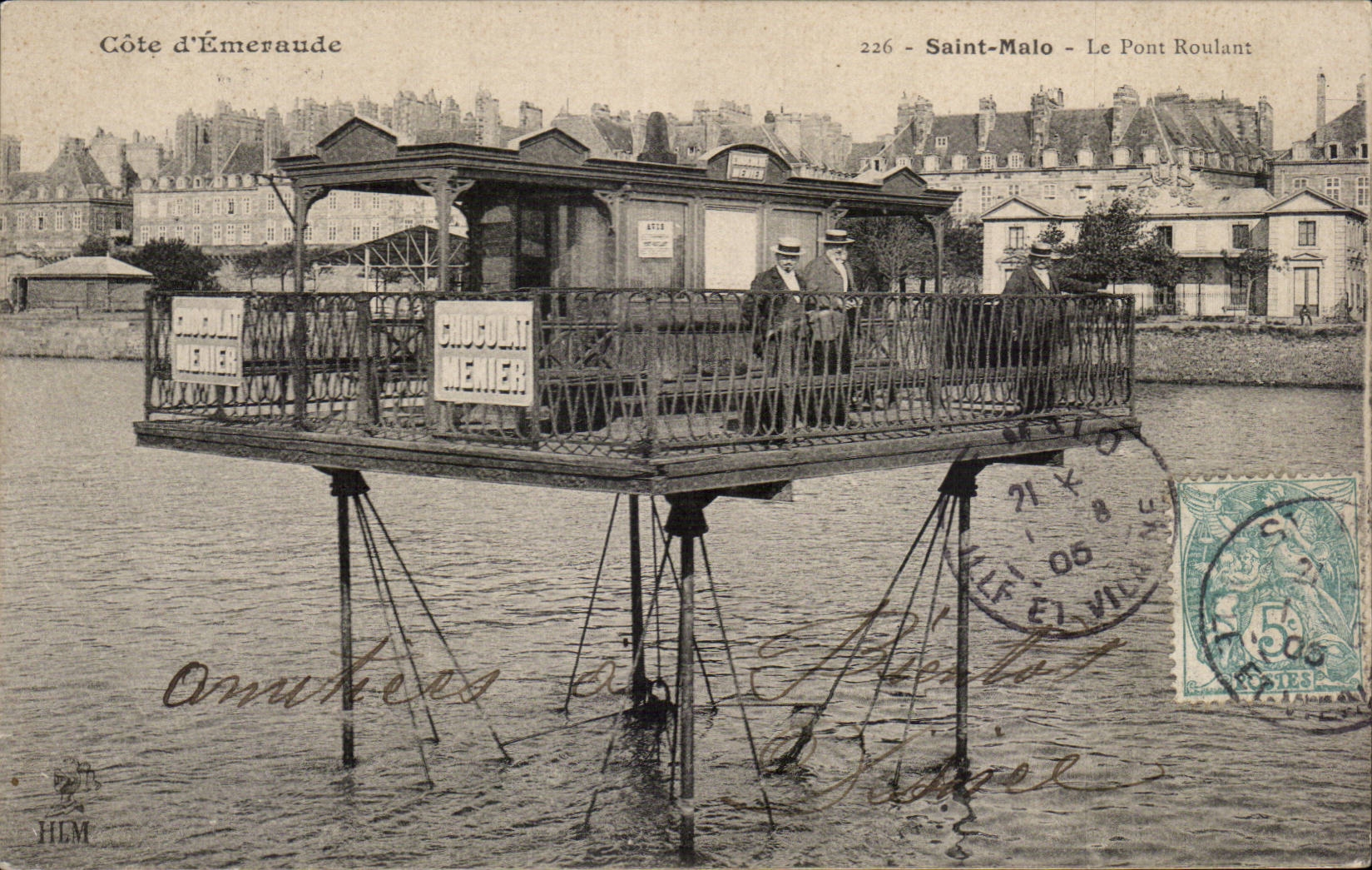 CPA Saint Malo Le pont rouland 